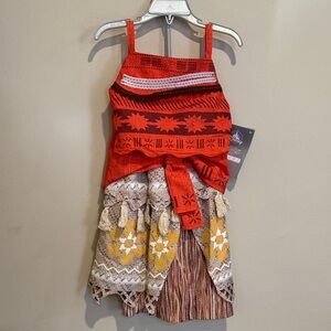 ❤️Authentic Disney Parks Moana Costume - sizes 4, 7/8 and 9/10